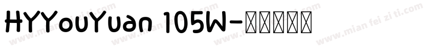 HYYouYuan 105W字体转换